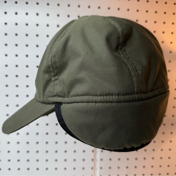 Eddie Bauer Hat Men's Green Insulated Goose Down Ear Cover Gorp Hiking Camping - Picture 9 of 15